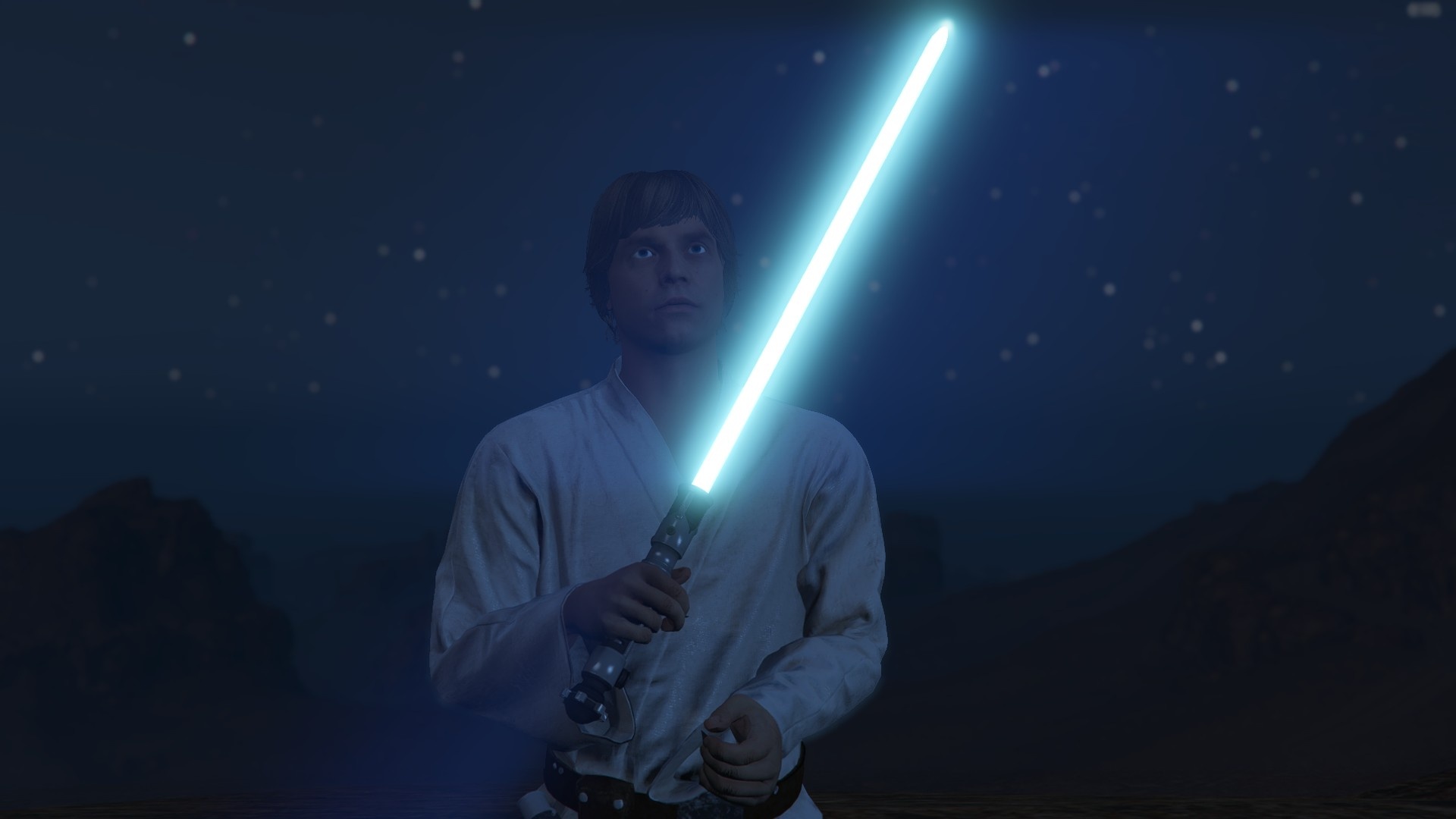 GTA5 星球大战神作:光剑套装 MOD (可开合)