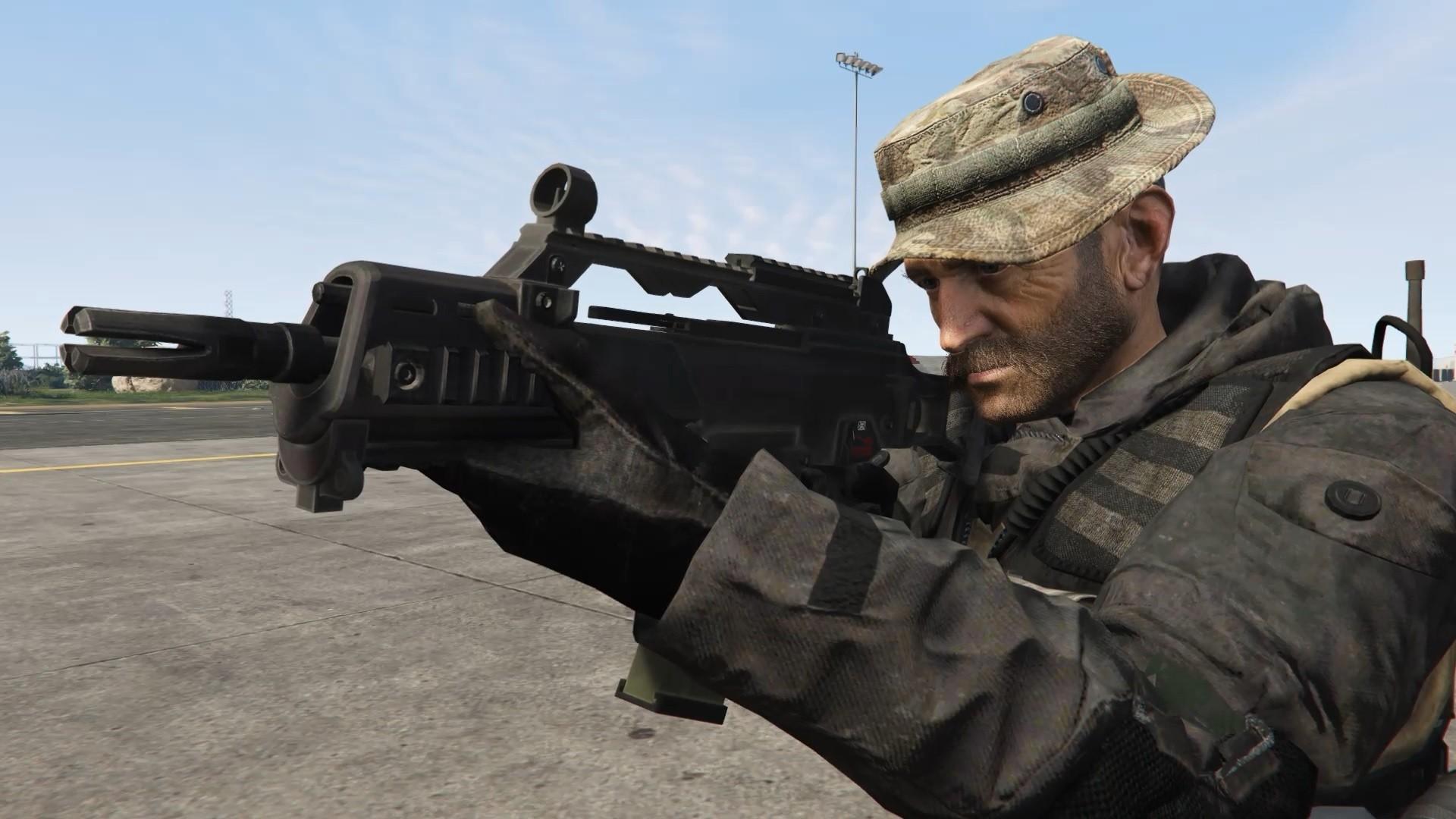 GTA5 现代战争复刻版 HK G36C (2K贴图 + 完整动画)