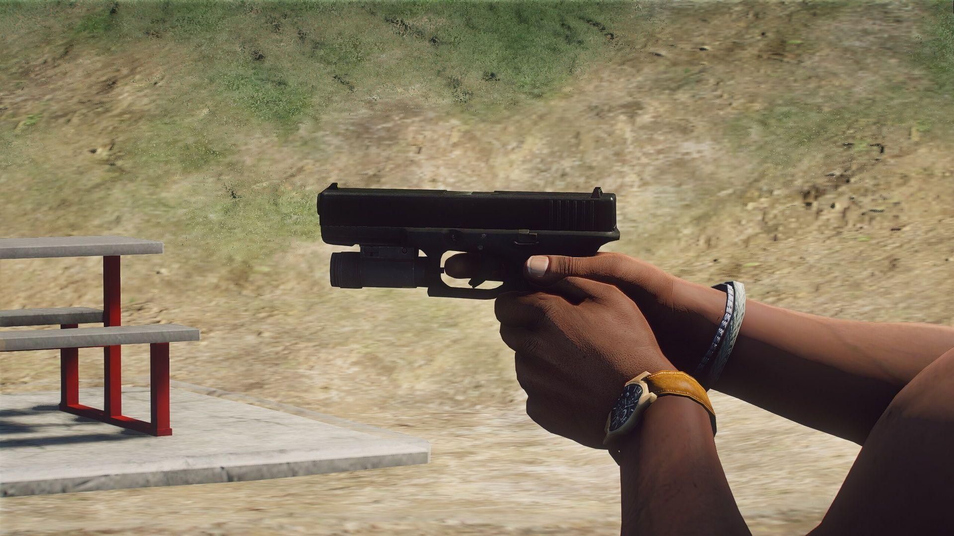 GTA5 MOD 推荐:夜视版 Glock 17(金属质感增强)