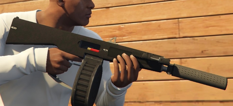 GTA5 极限火力:AA-12 自动散弹枪 MOD (无附加握把)