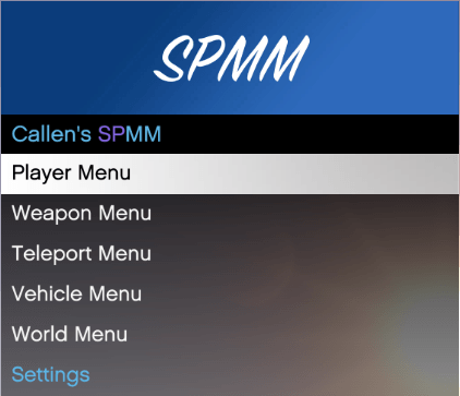 Callen's GTA V 单人模式MOD菜单 v1.0.1.0