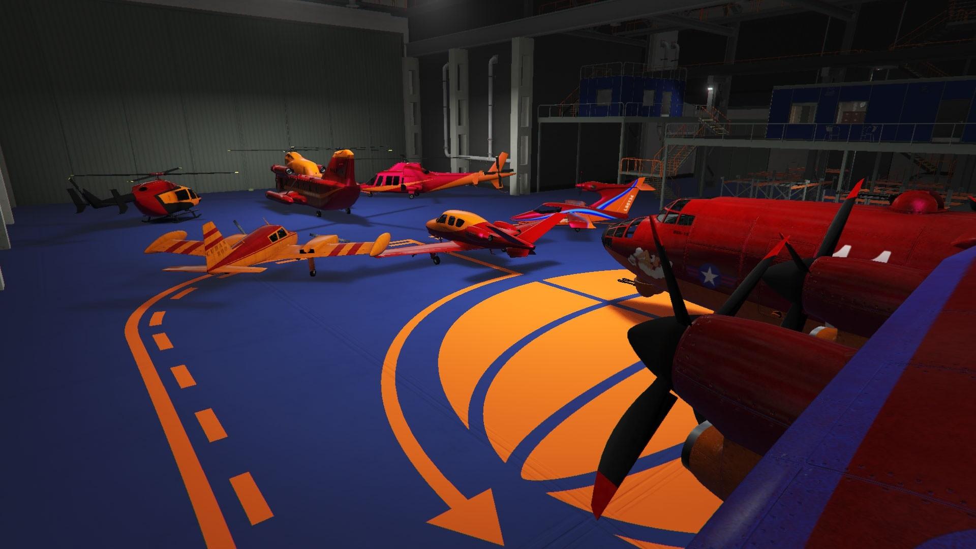 Hangars in SP v1.6