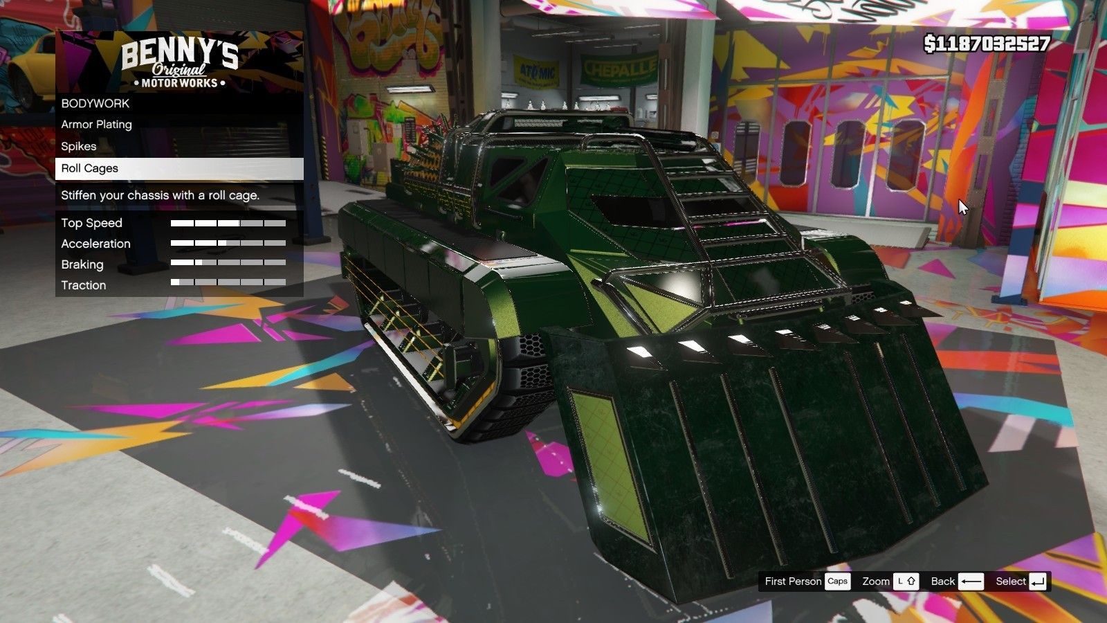 Benny's Original Motor Works in SP v1.9.1