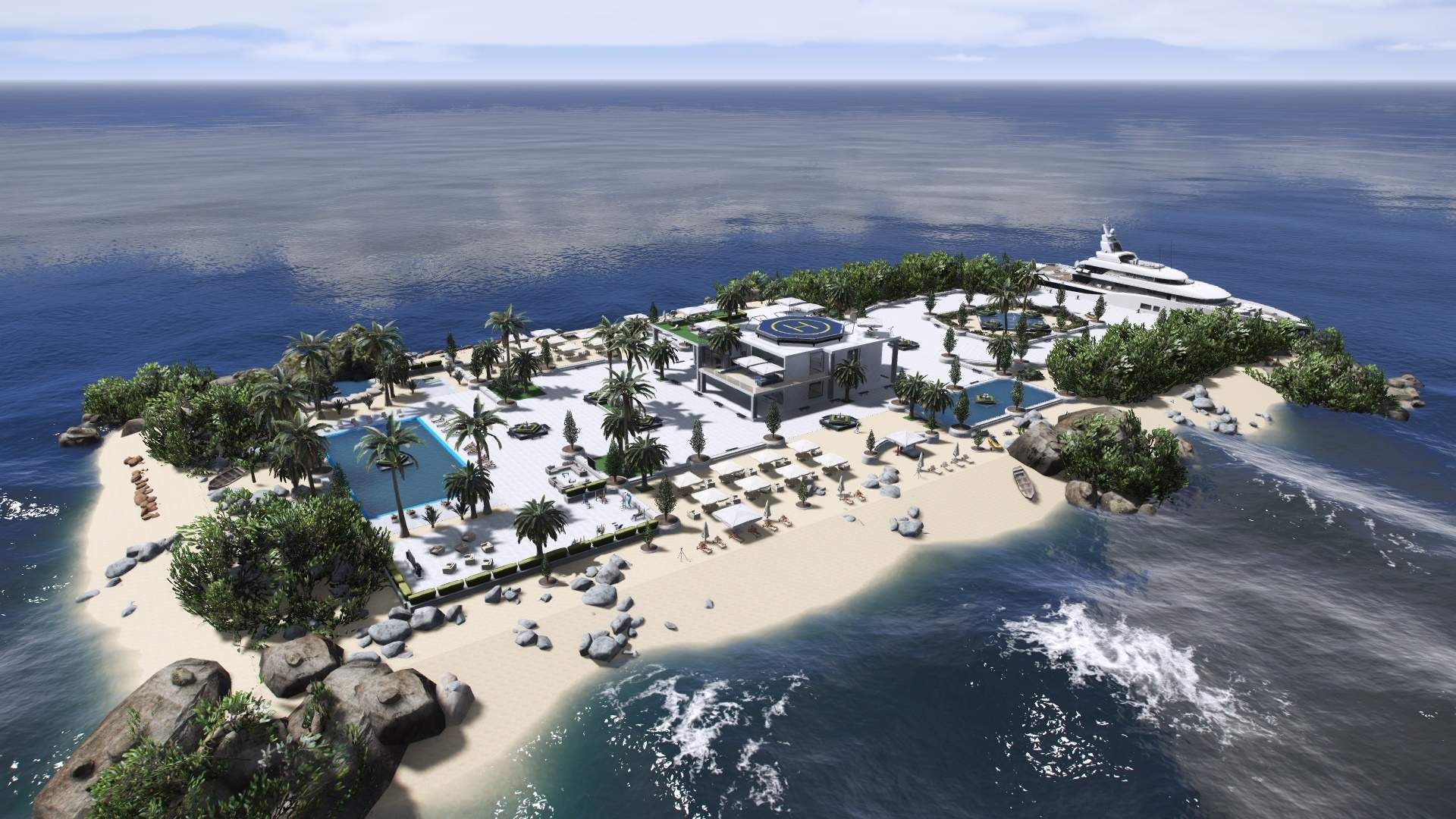 海岛豪宅(Add-On / Map Builder)